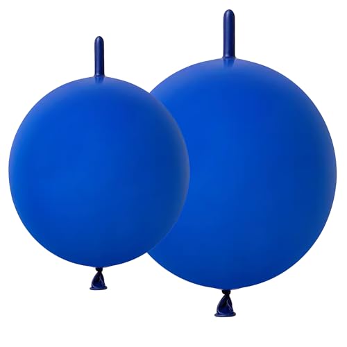 Image of Blue Link Balloons 6 Inch 12 Inch 120 Pcs Latex Linking Balloons for Birthday Wedding Party Festival Decorations