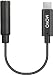 Produktbild Movo UCMA-1 Buchse 3,5 mm TRS Mikrofon-Adapterkabel auf USB Typ-C Stecker Dongle  kompatibel mit Samsung Galaxy, Pixel, Moto, HTC, iPad Pro Smartphones und Tablets  USB C auf 3,5 mm Audio-Adapter