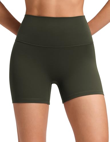 Image of CRZ YOGA No Front Seam Biker Shorts 4 inch | Butterluxe, Extremely Soft, Gentle Compression, Yoga, High Waisted, for Women