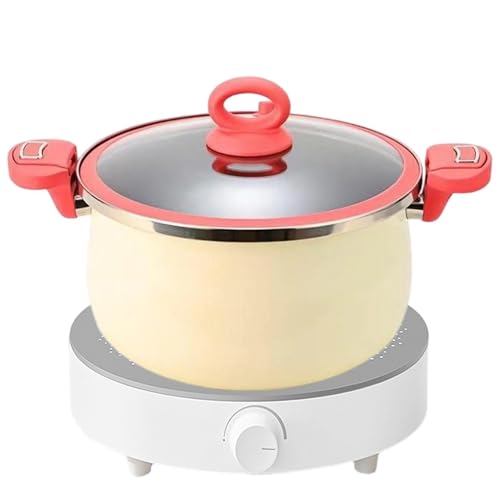 Cocina para olla a presión - Ollas de sopa para olla a presión de 10,43 pulgadas | Olla multifuncional - Olla antiadherente de acero inoxidable de 1720 g con doble asa para una cocción rápida Cocina para olla a presión - Ollas de sopa para olla a presión de 10,43 pulgadas | Olla multifuncional - Olla antiadherente de acero inoxidable de 1720 g con doble asa para una cocción rápida