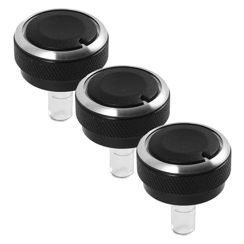 Hemobllo 1set Car Air Conditioning Knob Manual Upgrade for Easy Installation Sleek Design Interior Aesthetics