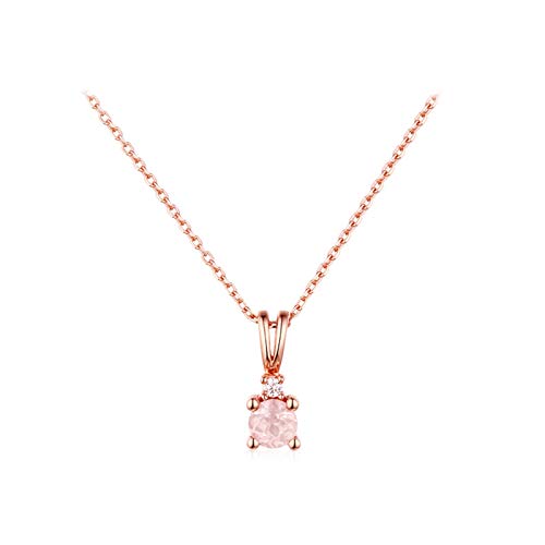 Collier femme zirconium KnSam pendentif argent et plaqué or pour le quotidien