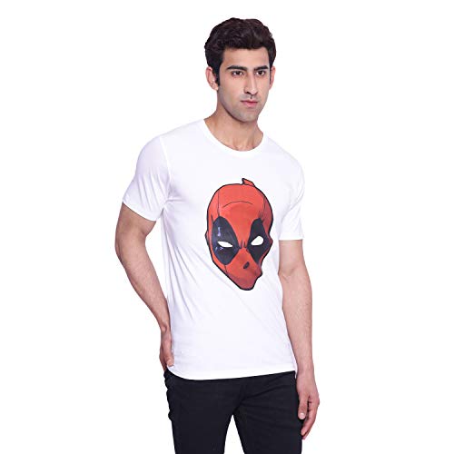 Image of Marvel Avengers by Wear Your Mind Men Round Neck Short Sleeves Knitted T-Shirt