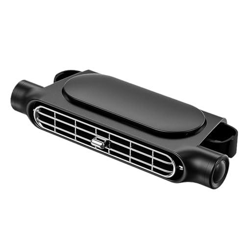 Genérico Ventilador para Asiento Trasero | Ventilador Ajustable En Ángulo Para Asientos - Enfriador Portátil Con Ventilación Y Batería Recargable De 3000mAh Para Camionetas Furgonetas