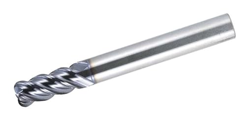 DIJET スーパーワンカットエンドミル・レギュラ刃長 コーナR付き DZ-SOCS4-CR 5mm×0.2R DZ-SOCS4050-02