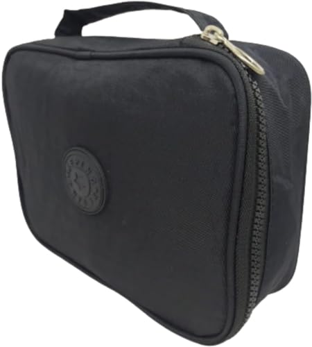 Estojo Escolar Grande 100 Lápis 25 Organizador Caneta Barato (PRETO)