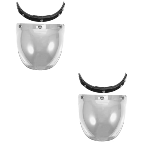 Visera de moto protectora para evitar lagrimeo por aire frío OUNONA con soporte