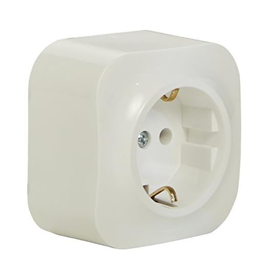 LEGRAND, 782411 - Enchufe de pared (1 vía), 2 polos con contacto de protección para montaje en la pared