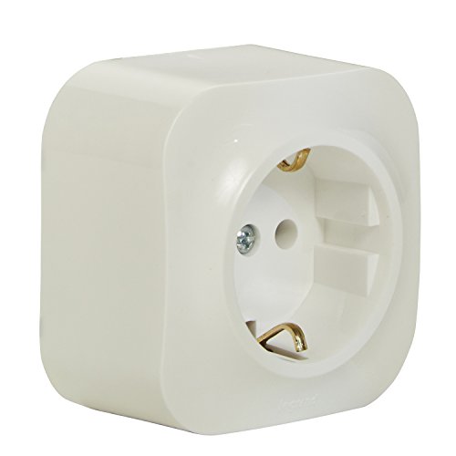 LEGRAND, Aufputz-Steckdose (1-fach), 2-polig mit...