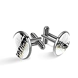  Boutons de manchette pour hommes,Fontaine boutons de manchette classiques noirs pour costume chemise mariage affaires anniversaire bijoux cadeau