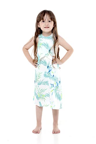 Image of Hawaii Hangover Family Matching Hawaiian Clothes, Orchid Breeze White | Family matching Hawaiian outfits, Orchid Breeze White, lightweight rayon, machine washable, tropical floral print, luaus