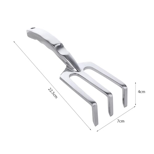 Rastrillo cultivador manual de jardín de aleación aluminio miniatura 2