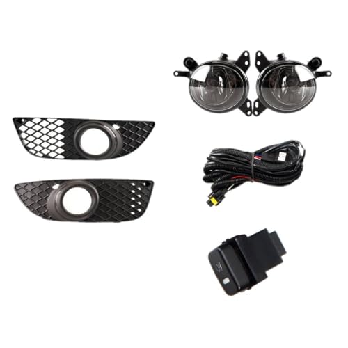 Lámpara antiniebla para Mitsubishi Lancer 2007 2008 con bombilla halógena 4300K y soporte completo