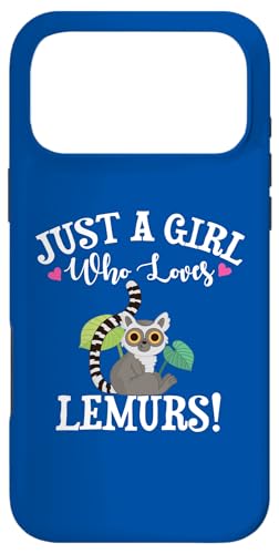 Cute Funny Just A Girl Who Loves Ringtailed Lemur Lover �X�}�z�P�[�X iPhone 17 Pro Max �p