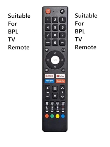 Image of Compatible for BPL Tv Remote Control Suitable for Smart Android 4k LED UHD HD bpl Television with OTT Hotkeys Without Voice Command (Please Match Old Remote Before Order).