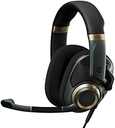 H6 Pro - Open Acoustic Gaming Headset with Mic - Lightweight & Comfortable Design - Xbox, PS4 & PS5 Headset - Gaming Accessories (Green)