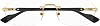 Gucci GG1221O 001 Dorado Rectangulares Gafas de Vista para Hombre 3