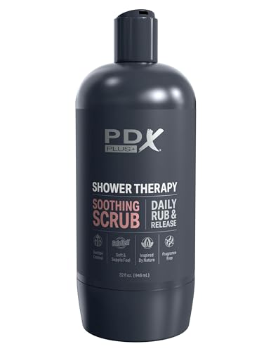 Shower Therapy Soothing Scrub exfolie et masse la peau sous la douche