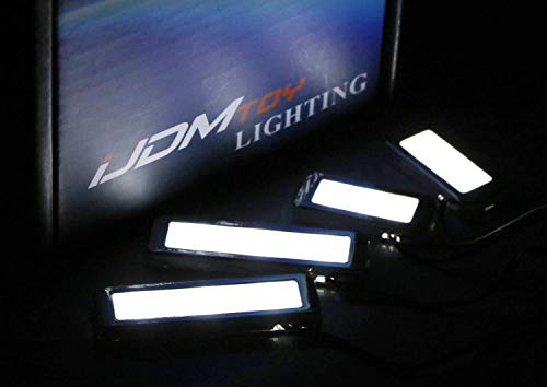 Kit de iluminación LED interior universal blanco xenón 4 piezas miniatura 2
