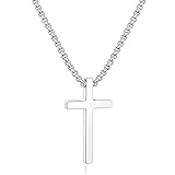 Dies ist eine Kreuzkette herren mit einem beweglichen Anhänger. Um die Bedürfnisse verschiedener Bevölkerungsgruppen zu erfüllen, kreuz anhänger in 2 Größen. Die Kette besteht aus einer glatten Weizenkette – sie sieht schön aus und liegt angenehm am ...