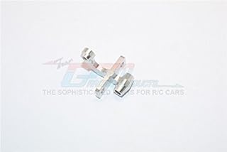 GPM For Kyosho Mini Inferno Upgrade Parts Aluminum Rear Gear Box Mount Connector (Linking Tie Rod & Gear Box Mount) - 1Pc Silver