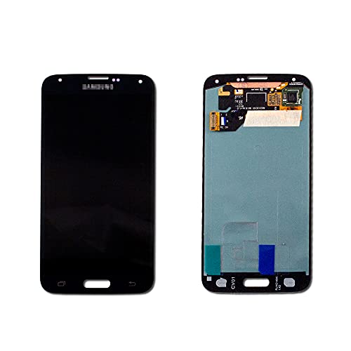 Group Vertical Touch Screen Digitizer and AMOLED for Samsung Galaxy S5 - GV+ - Charcoal Black