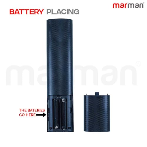 Image of marman Compatible with Blaupunkt Tv Remote Control Suitable for 4K Ultra HD QLED Google TV Model 50CSGT7022 55CSGT7023 TV Without Voice Command - Match Remote Keys with Existing Remote Control