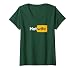 Women's Hotwife. for The hot Wife V-Neck T-Shirt, Dark Green, Small