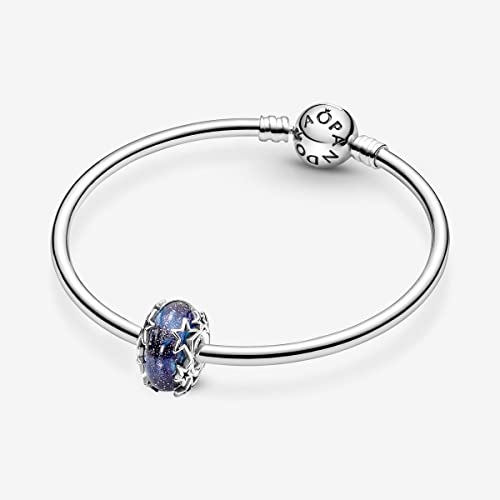 PANDORA Galaxy Blue & Star Murano Charm - Bracelet Charm for PANDORA Moments Bracelets - Stunning Women's Jewelry - Gift for Women - Made with Sterling Silver - With Gift Box4