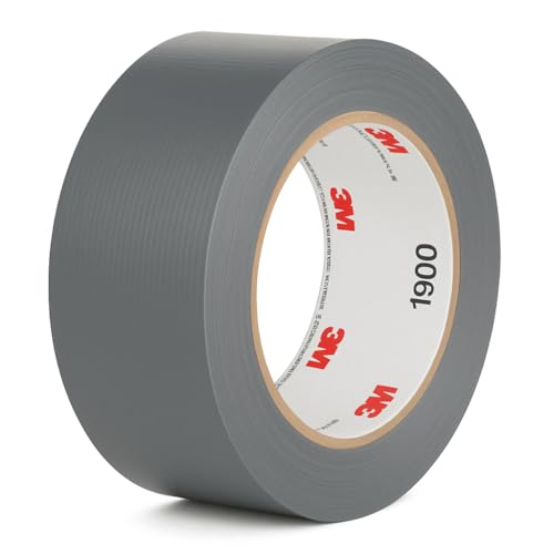 Dpm tapes - 1900 Duct Tape - Nastro Americano Telato Extra Forte per Riparazioni, Fissaggio, Imballaggio, Sigillatura, Emergenze, Tutti gli utilizzi - Per interni ed esterni - 50 mm x 50 m (Grigio)