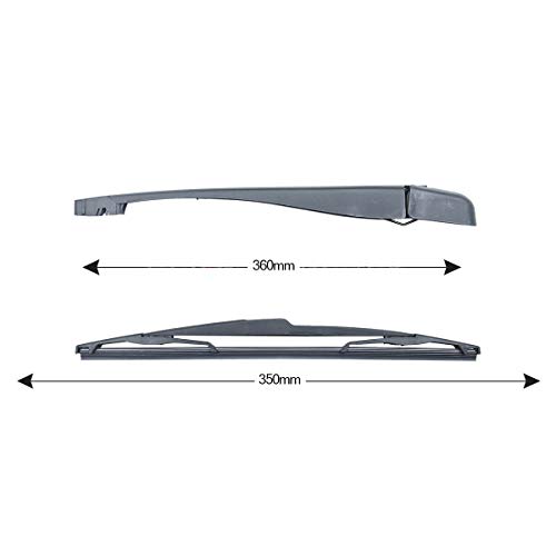 Brazo y cepillo para limpiaparabrisas de 350 mm TopLight escobilla trasera coche