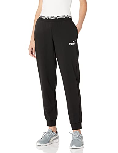 PUMA Women's Amplified Pants, Black, Small
