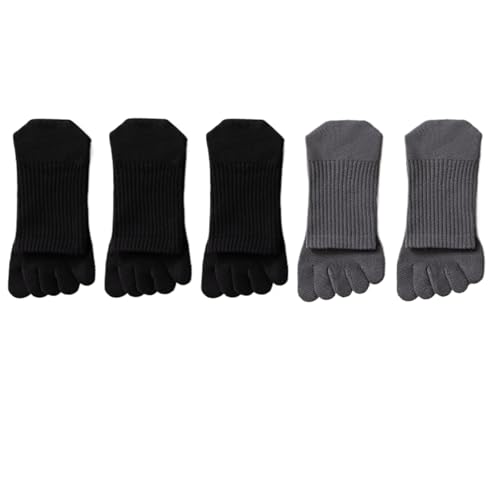 svlftecon Unisex Toe Socks Five Finger Socks for All Seasons Crew Series 24
