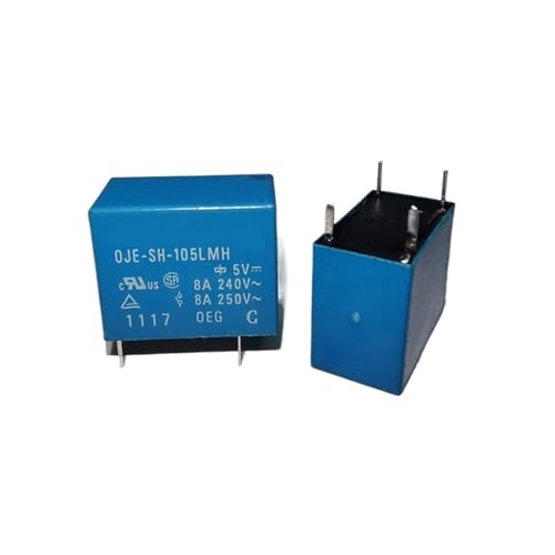 OJE-SH SS-105 112 124LM/DM/HM/LMHF Power Relay 4Pins 3A 5A 8A 10A250V IINKUEYK(OJE-SH-124LM(3A))