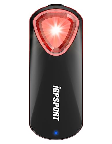 iGPSPORT SR30 Fanale Posteriore Radar Bicicletta 20h Autonomia150m Distanza Radar Rilevamento 6 Modalità Visibile 1.5km Tipo-C Ricaricabile Illuminazione Bici per Ciclismo MTB Bicicletta Lunga Durata