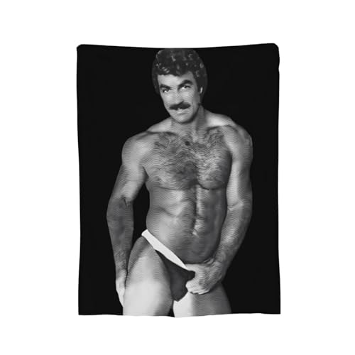Tom Music Selleck Blanket Air Condition Quilt Characters Memories Youth of Rock Band Soft Warm Blanket 80