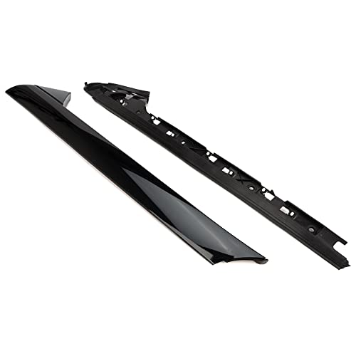 Qagea Windshield A-Pillar Panel Molding Trim - Front Passenger Right Side - Compatible With 2011-2019 Ford Explorer Replaces 926-451 Bb5Z-7803136-Ab Bb5Z-7803144-Aa #TOP5