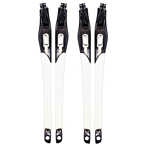 Branches Oakley Crosslink Sweep en caoutchouc blanc pour le sport et le cyclisme