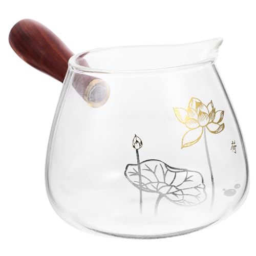 BEBEMOKO 1pièce Tasse à Lait Anti-éclaboussures Avec Poignée Bois Idéale Pour Café Lait Facile à Nettoyer Et