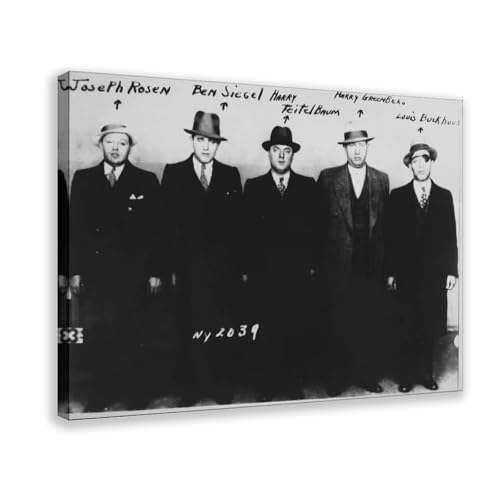 Tableau Mafia Lineup Bugsy Siegel - Rompre la monotonie d un bureau avec la toile L