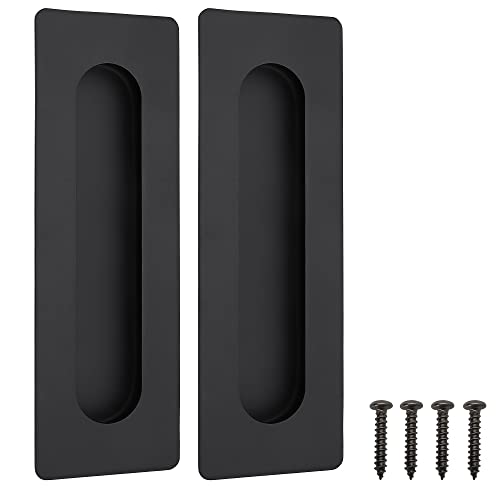 Malimali 7 Inch Recessed Pocket Door Pull Sliding Door Handle Hardware