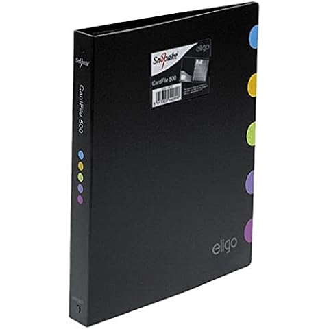 Archivador para tarjetas de visita Elipse Snopake 15078 Eligo Cover
