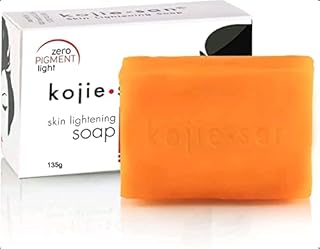 Kojie San Skin Brightening Soap - Original Kojic Acid Soap for Dark Spots, Hyperpigmentation, & Scars - Beauty Bar with Coconut & Tea Tree Oil for Flawless, Even Skin Tone - 135g Single Bar