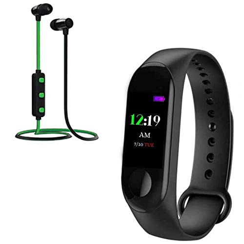 Exxelo (People Choices - Smart Fitness Activity Fitness Tracker Band, Sport Wireless Bluetooth Magnet Headset with 4 Year Warranty for Boys/Girls (B09N3LVN5D) Amazon Price History, Amazon Price Tracker
