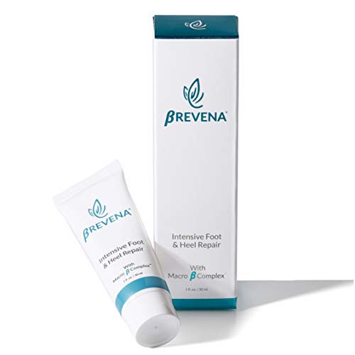 Brevena Intensive Foot and Heel Repair - Best Fragrance Free Balm for Dry Damaged Cracked Feet and Heels