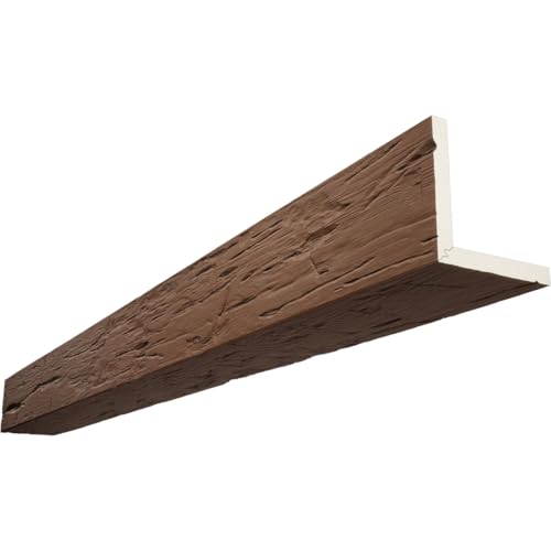 8"W x 6"H x 8'L 2-Sided (L-Beam) Hand Hewn Endurathane