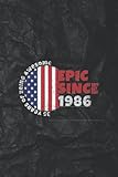 elan 35 usato  Epic since 1986 - 35 Years of Being Awesome: Birthday Gift For 35 Year old Man and Woman Born in 1986
