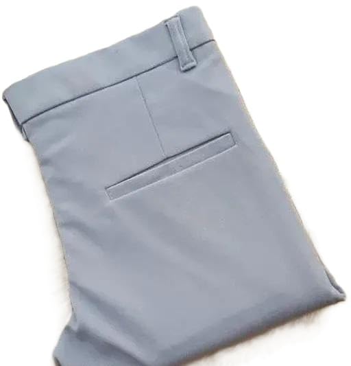 Men’s Polycotton Solid Trousers – Lightweight Stretch Casual Pants for Everyday-image-26