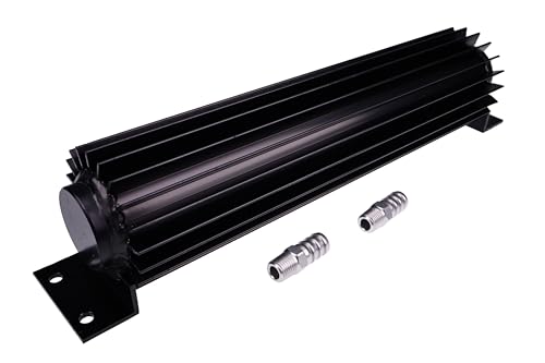 Image of 12 inch Dual Pass Transmission Trans Cooler Aluminum with 1 /4 inch NPT Fitting Universal Compatible with C4 C6 700R4 4L60E 727
