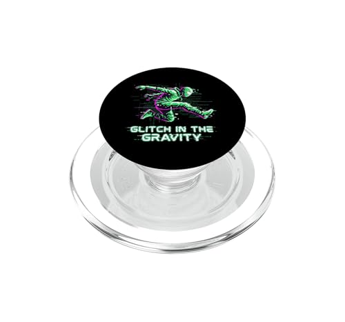 PopSockets PopGrip para MagSafe Glitch En La Gravedad evita caídas al usar tu móvil